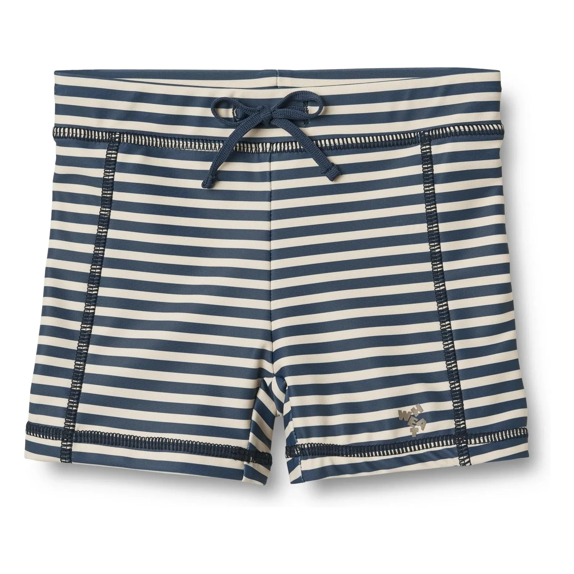 Wheat - Bañador short de fibras recicladas con estampado Ulrik | Azul oscuro