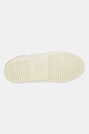 Zapatillas deportivas de piel para niños Veja Small V-10 con cordones