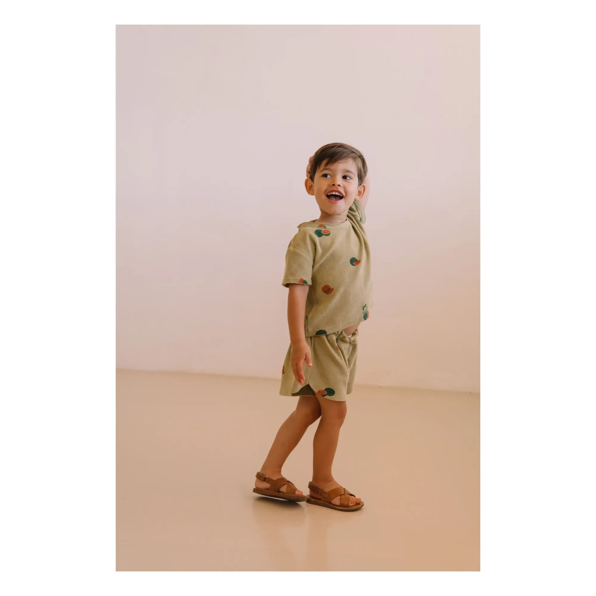 Studio Bohème - Camiseta de Esponja de Algodón Orgánico Essential Watermelon | Caqui