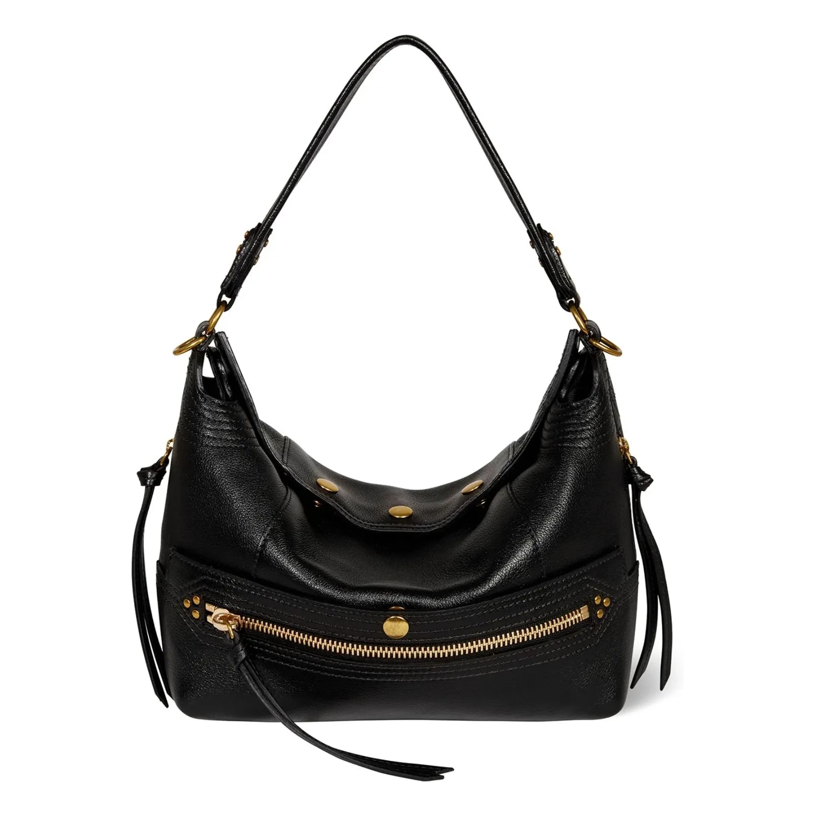 Jérôme Dreyfuss - Bolso de hombro Lucky Hobo Buffalo | Negro