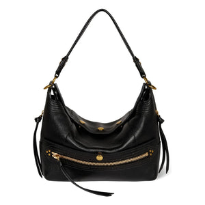 Jérôme Dreyfuss - Bolso de hombro Lucky Hobo Buffalo | Negro