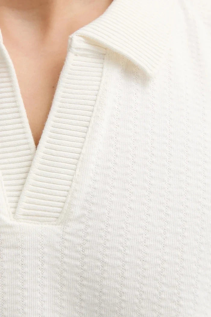 Camiseta de algodón con cuello Marc O'Polo