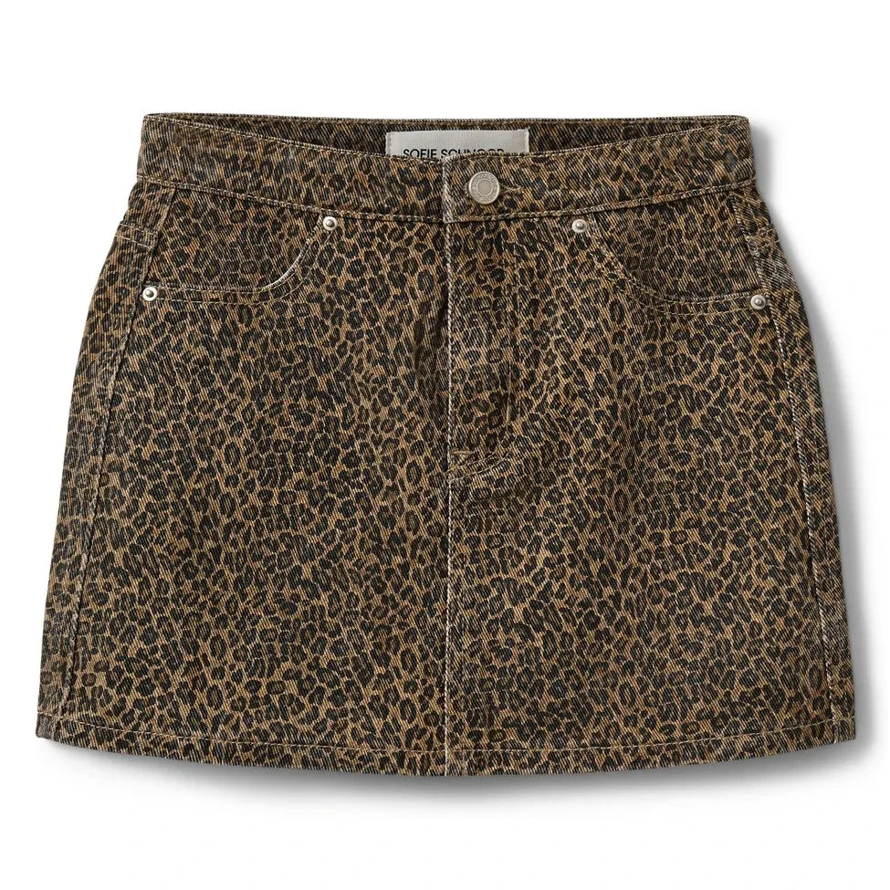 Sofie Schnoor - Falda Callysy Leopardo | Marrón