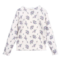 the new society - Camiseta Floral ribana | Beige