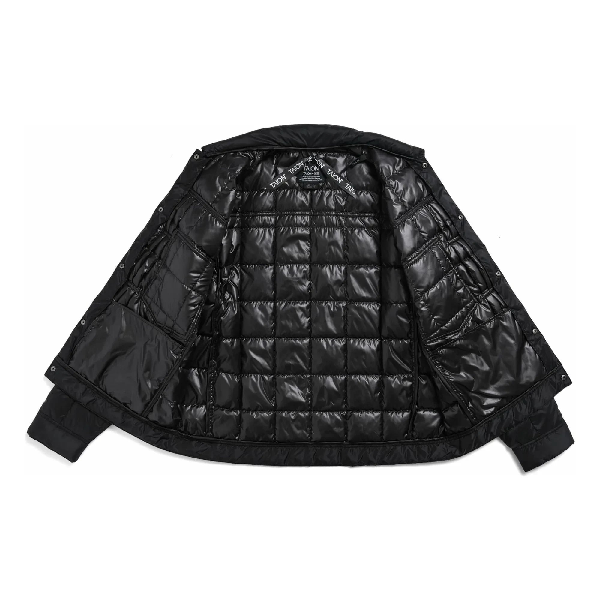 Taion - Chaqueta de trabajo unisex acolchada | Negro