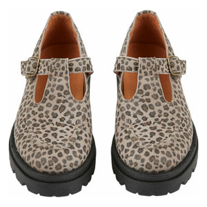 Emile et Ida - Leopar Deri Loaferlar | Koyu kahverengi