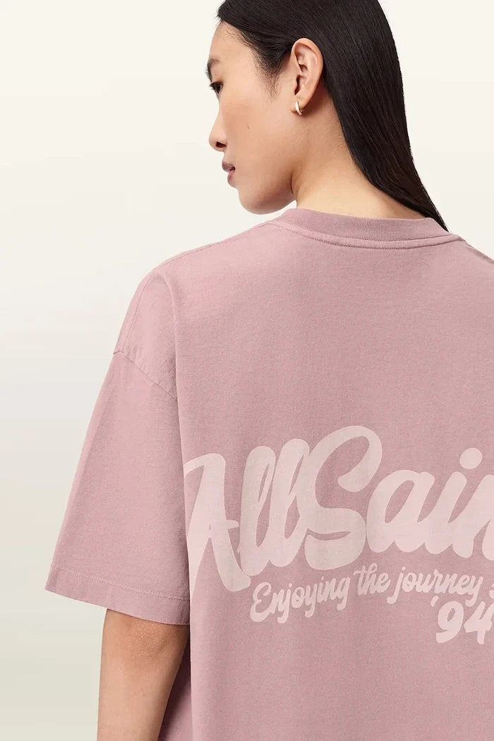 AllSaints Camiseta Oversize de Algodón para Mujer ODYSSEY ETTA TEE
