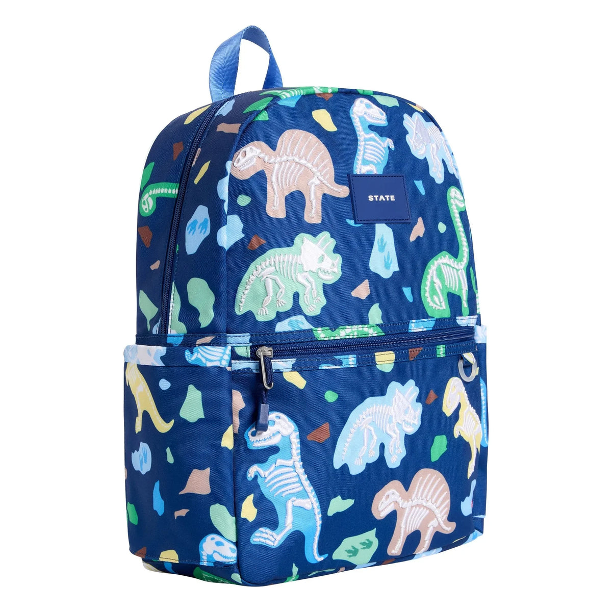 State Bags - Mochila Kane Dinosaurs | Azul marino