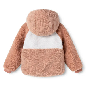 Liewood - Chaqueta reversible estilo sherpa Jackson, fabricada con fibras recicladas | Rosa claro