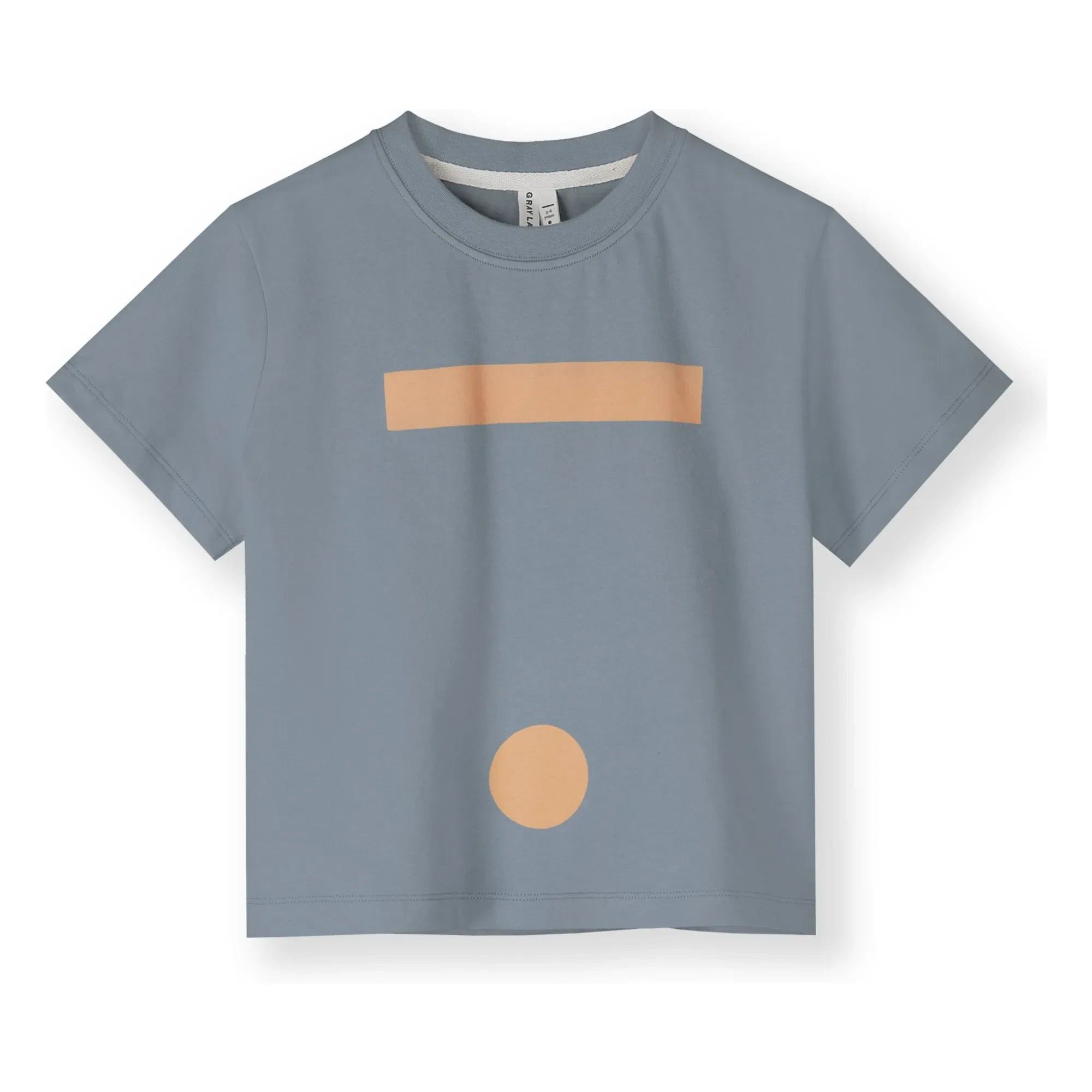 Gray Label - Camiseta Logo Algodón orgánico | Azul hielo