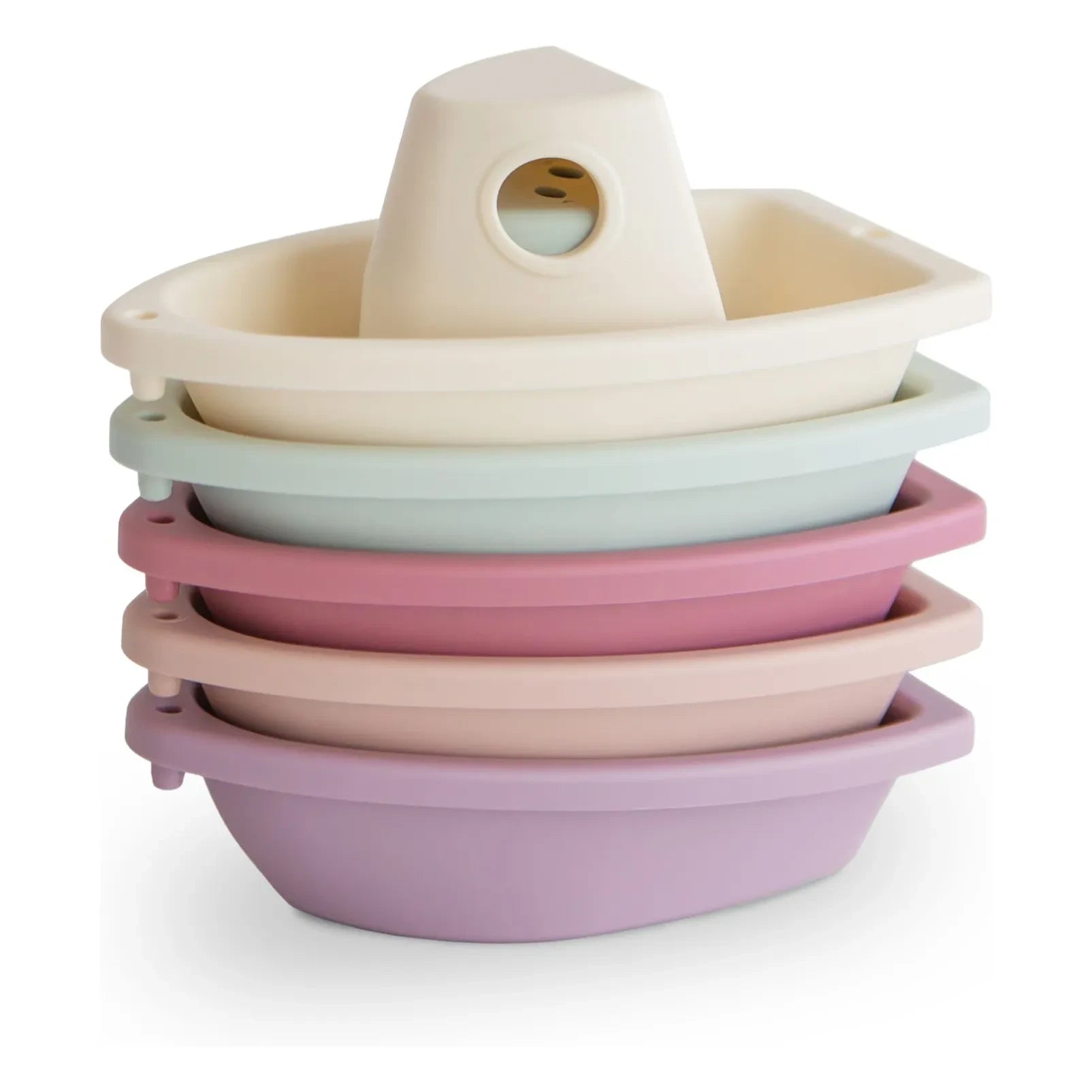 Mushie - Juguetes de baño - Set de 5 | Rosa