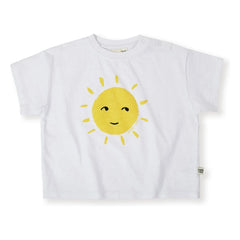 Goldie + Ace - Exclusive Goldie+Ace x Smallable - Camiseta Oversize Soleil | Blanco