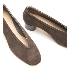 Le Monde Beryl - Zapatos de tacón Luna de ante | Marrón