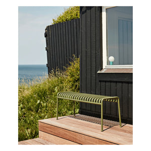 Hay - Banco Palissade diseñado por Ronan y Erwan Bouroullec | Verde oliva