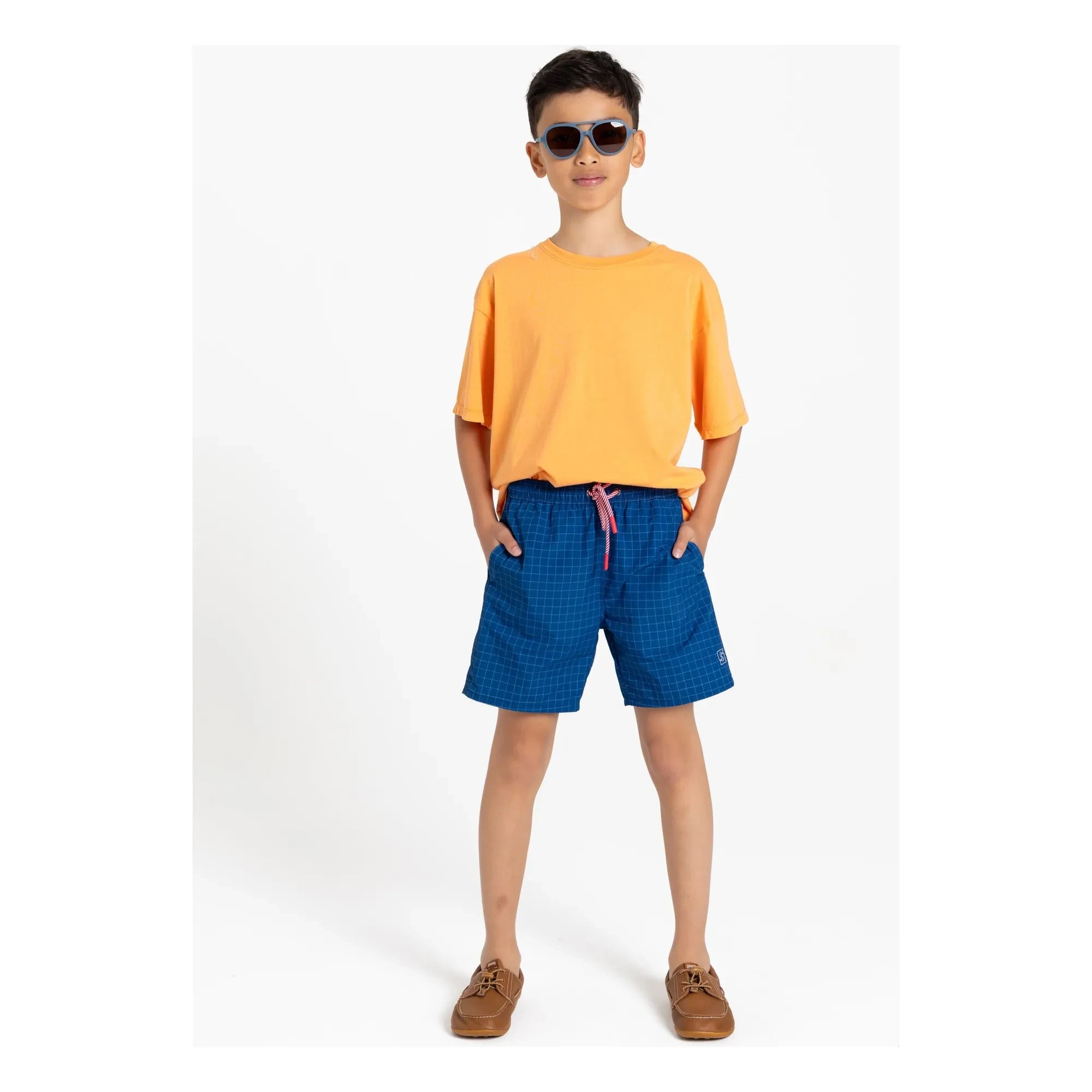 Smallable Kid - Camiseta de algodón orgánico Nils | Naranja