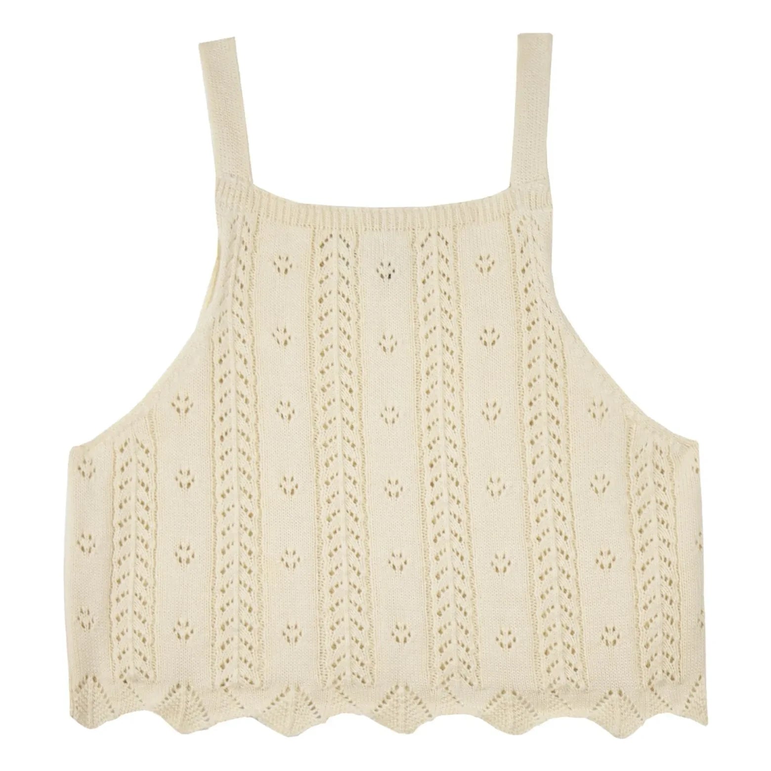 Mipounet - Top de ganchillo Nilda | Crudo