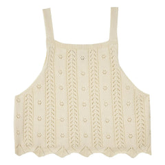 Mipounet - Top de ganchillo Nilda | Crudo