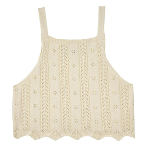 Mipounet - Top de ganchillo Nilda | Crudo