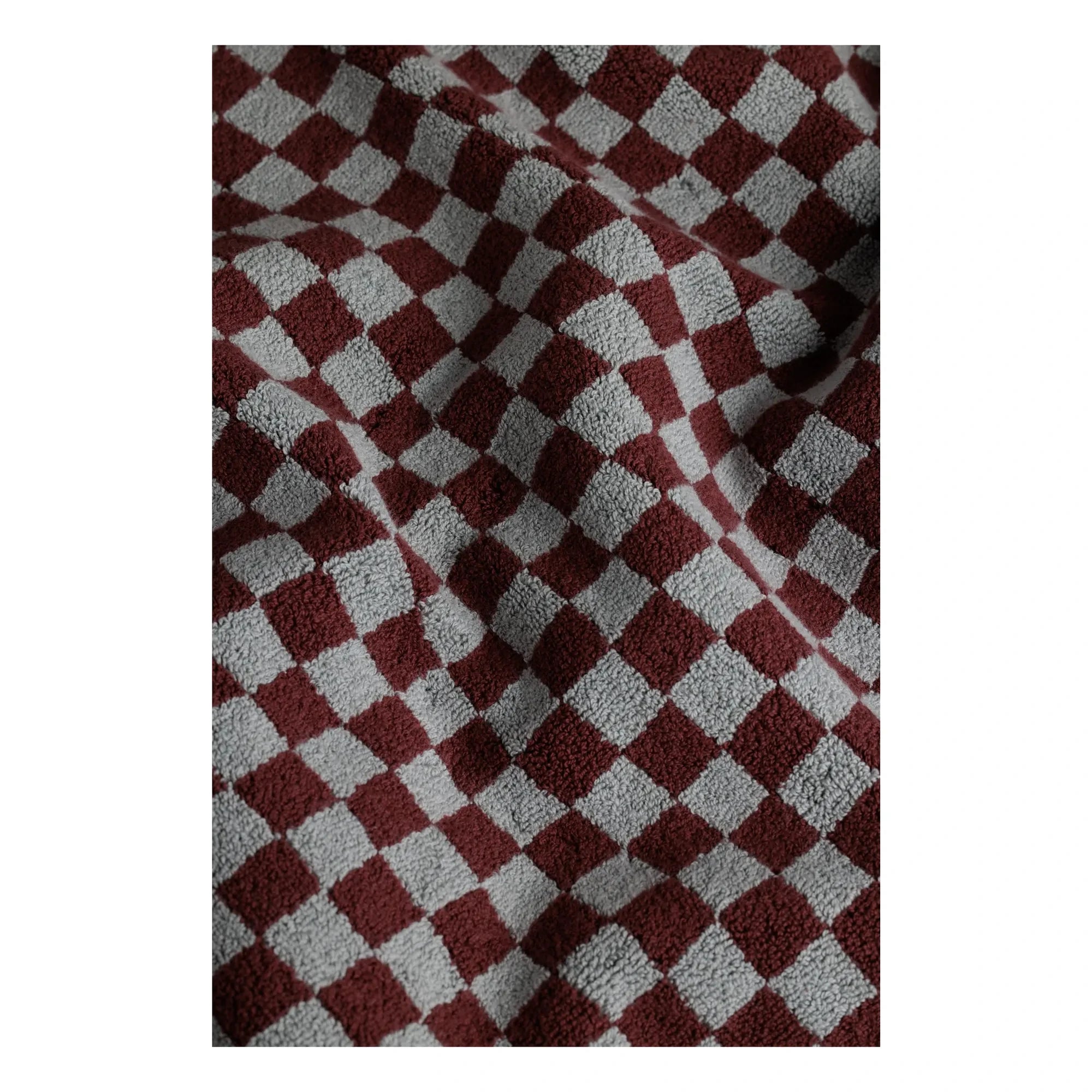 Baina - Alfombrilla de baño Beppu | Burdeos