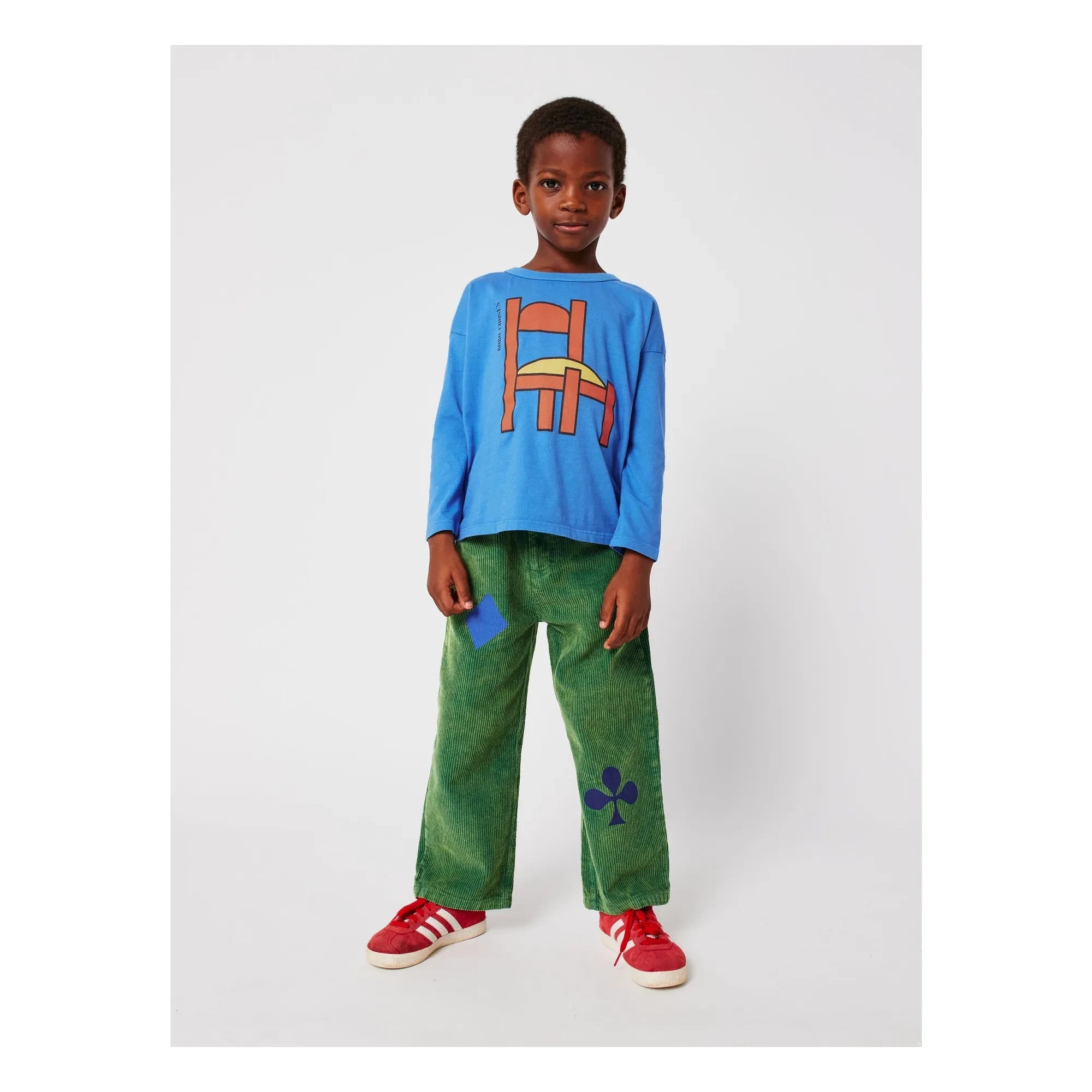 Bobo Choses - Camiseta Chaise de algodón orgánico | Azul