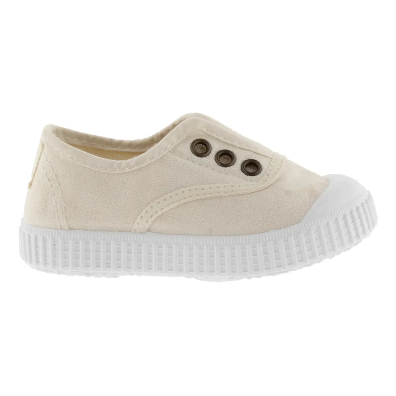 Victoria - Zapatillas Lon elásticas Inglesa | Crema