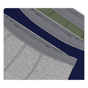 Petit Bateau - Set de 3 bóxers lisos | Caqui