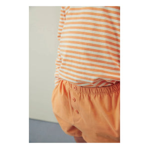 Gray Label - Pantalón corto orgánico con botones | Albaricoque
