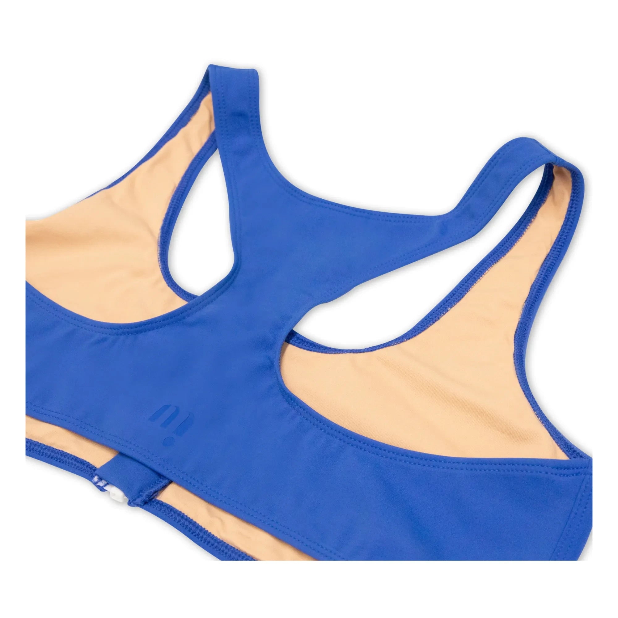 Miska Paris - Top de bikini con espalda abierta | Azul rey
