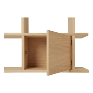 Ferm Living - Módulo de madera para estantería Kona | Roble claro