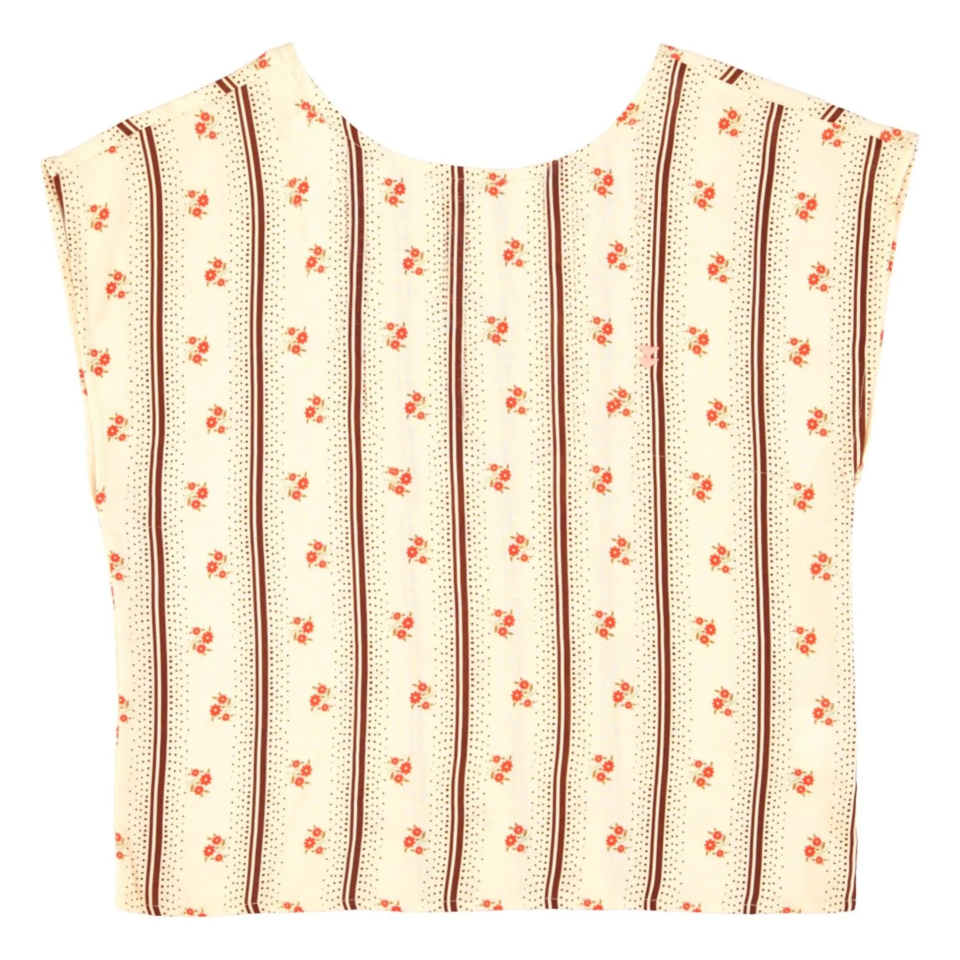 Sisters Department - Blusa sin mangas con estampado floral | Crudo