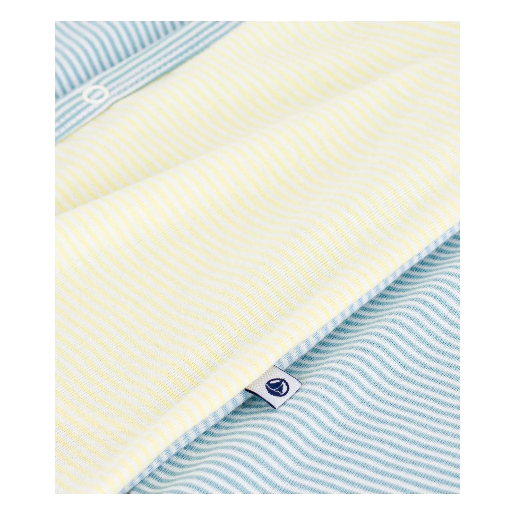 Petit Bateau - Pijama cómoda a rayas | Amarillo