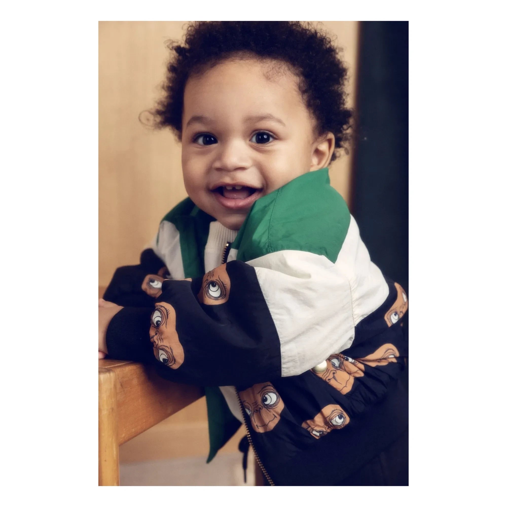 Mini Rodini - Chaqueta de béisbol de E.T. | Verde