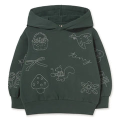 Tinycottons - Organik Pamuk Mantar Sweatshirt | Yeşil