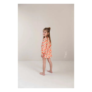 Jenest - Blusa Emmy Oiseaux de algodón orgánico | Melocotón