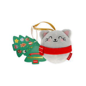 Legami - Juguete de peluche Decoración Navideña - Kitty - Oh-Oh-Ohrnaments