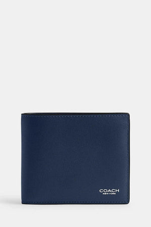 Cartera de cuero para hombre Coach