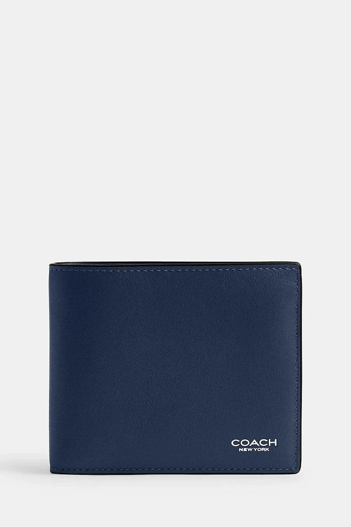 Cartera de cuero para hombre Coach