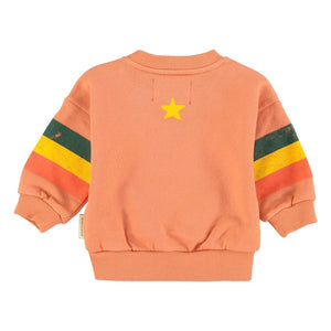 Piupiuchick - Sudadera de algodón orgánico Etoile | Coral