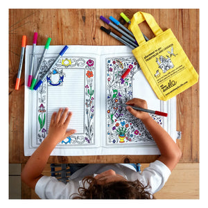 EatSleepDoodle - Mantel Individual para Colorear Cuento de Hadas