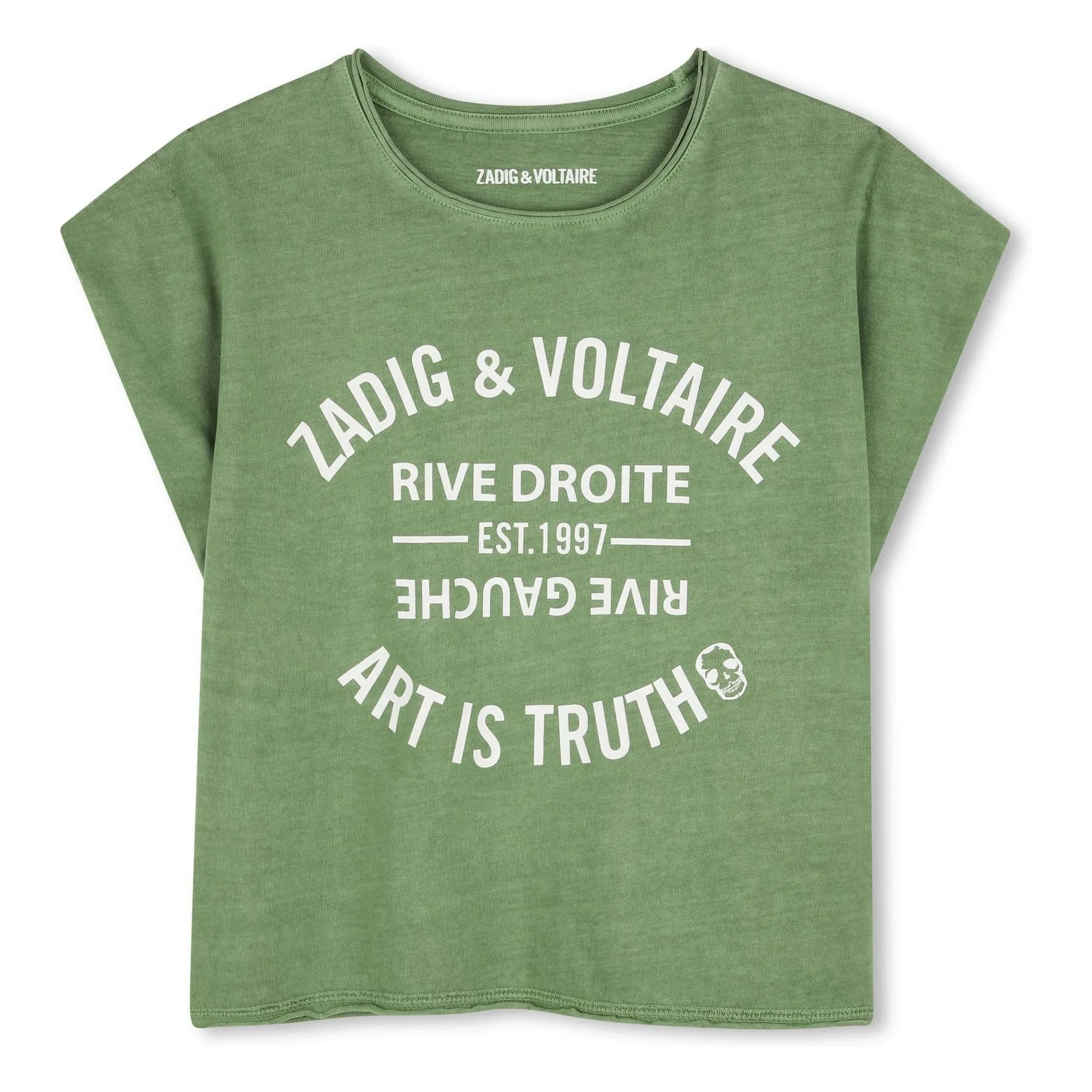 Zadig & Voltaire - Camiseta Logo Art Is Truth | Verde