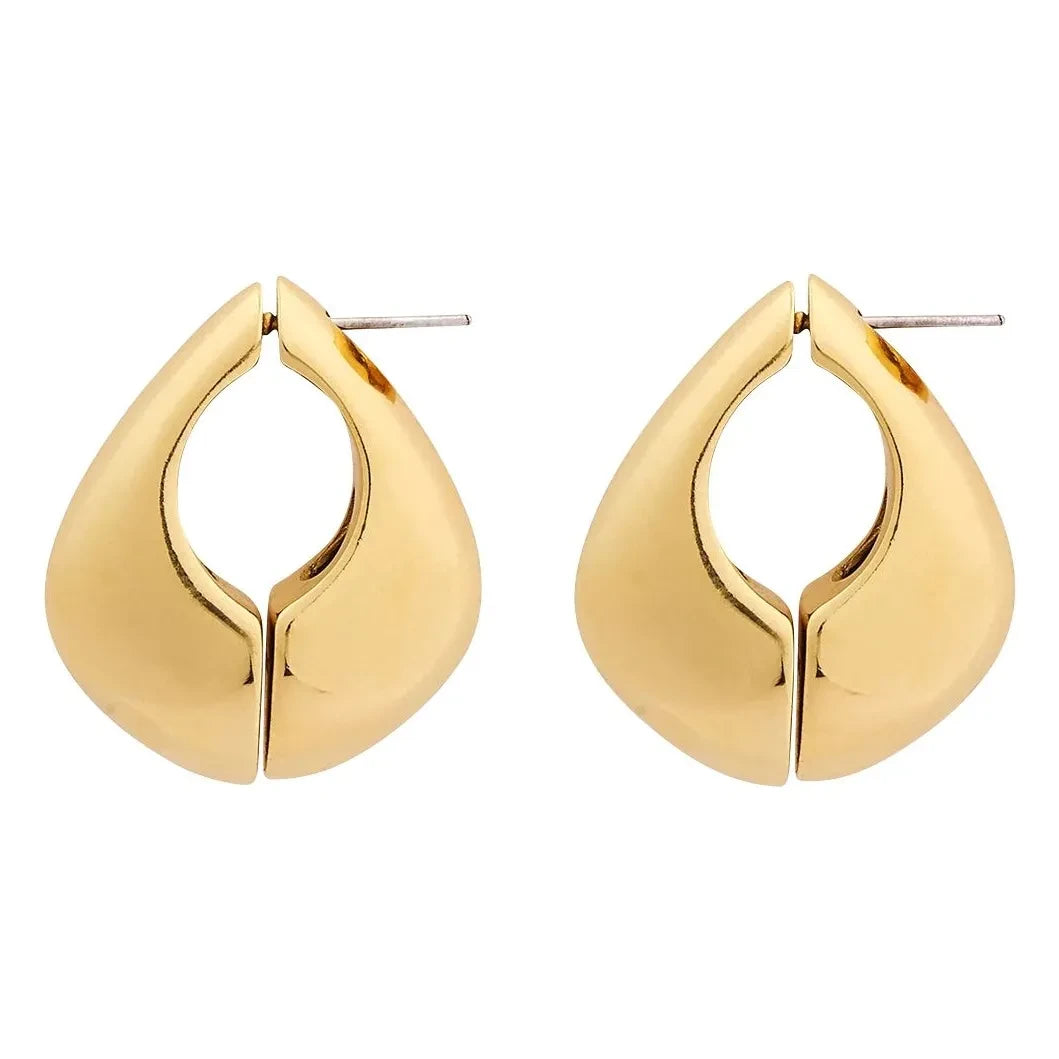 Soeur - Pendientes Grandes de Media Luna | Oro
