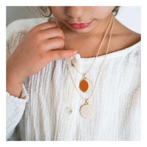 Grech & Co - Emaye Kolyeler | Bej