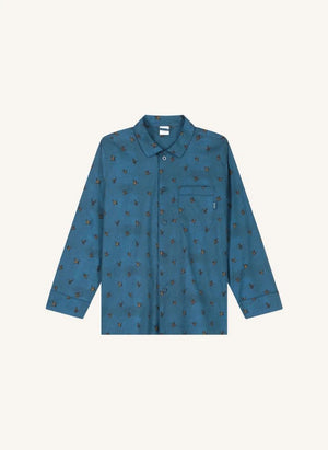 Pockies - Ördek Pijama Gömleği | Peacock Blue