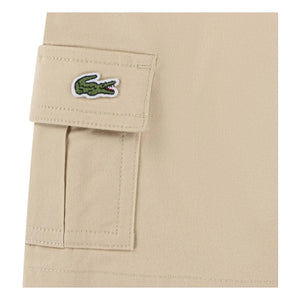 Lacoste - Bermudas Cargo de Algodón Orgánico | Beige