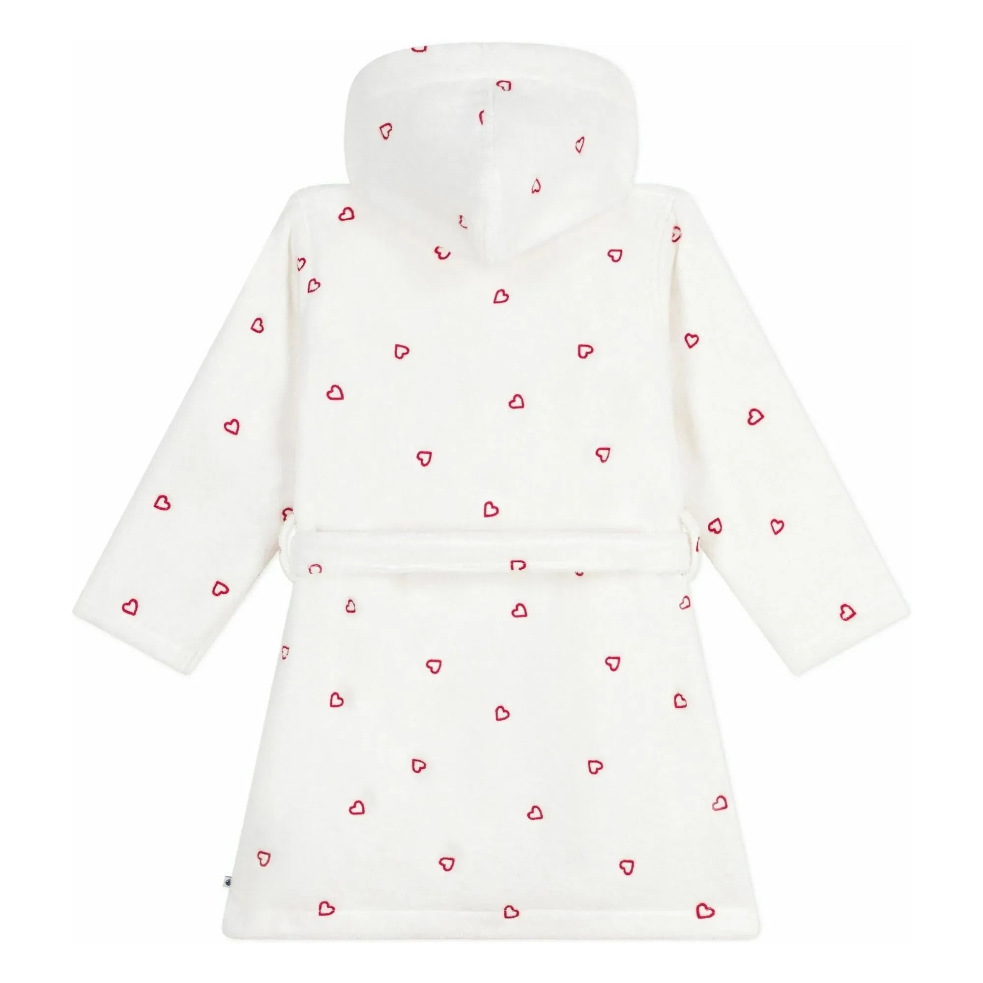 Petit Bateau - Batín con corazones | Crudo