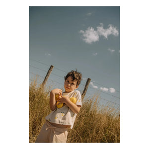 Studio Bohème - Camiseta de algodón orgánico Essential Lemons | Crudo