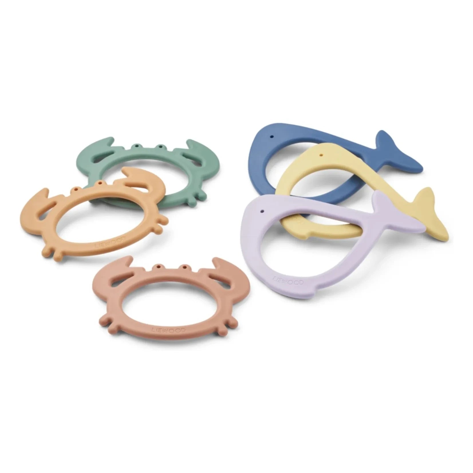 Liewood - Anillos de buceo Calisto - pack de 6 | Peppermint multi mix