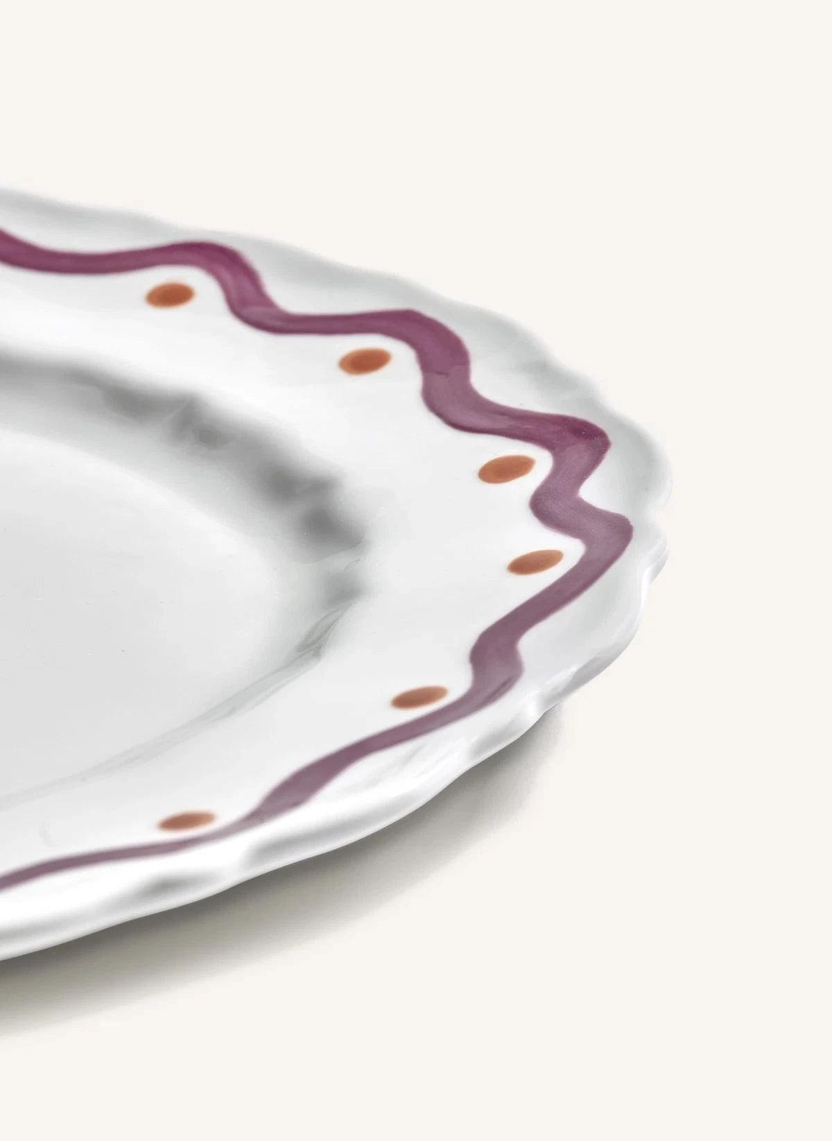 Serax - Plato de servicio abstracto Charly | Morado