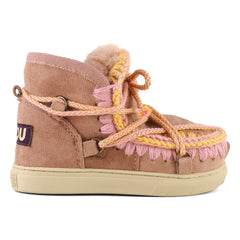 Mou - Botines Sneakers con cordones Scoubidoo Suecia | Rosa Polvo