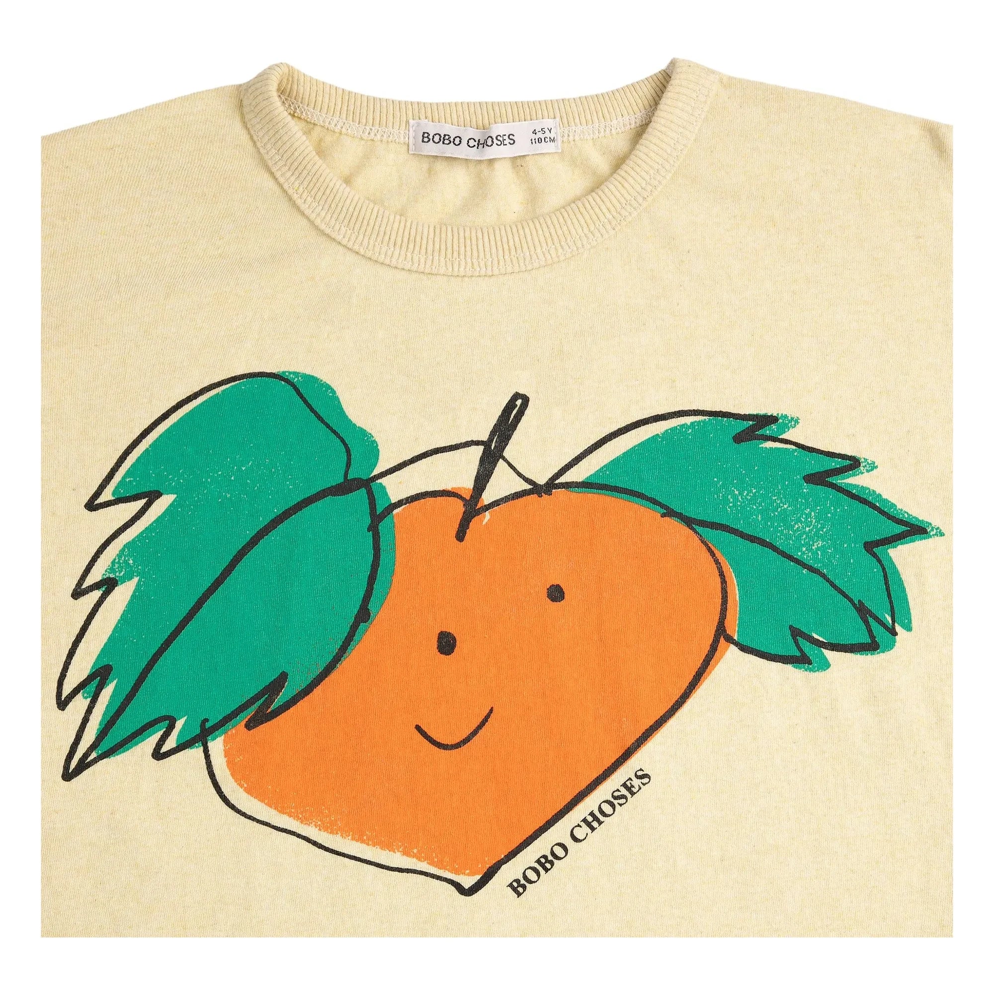 Bobo Choses - Camiseta de algodón orgánico naranja | Amarillo